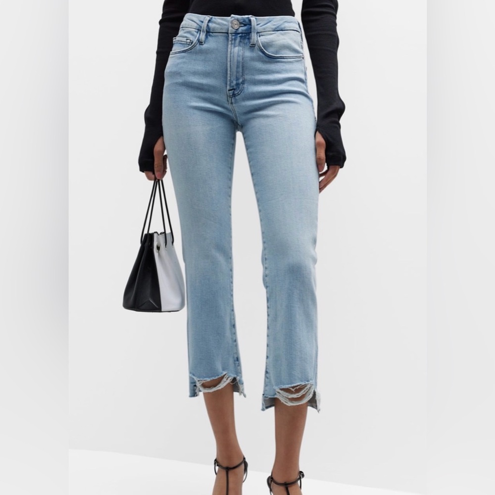 Le Crop Mini Boot - Clarity Wash